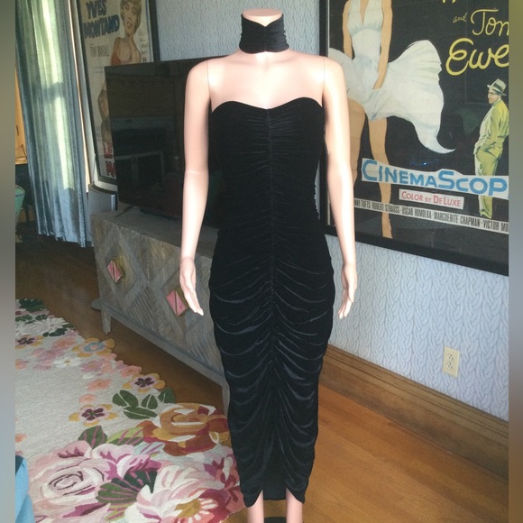 jessica mcclintock black dress Vintage 80's lace and Good condition Vintage 90s Black JESSICA McCLINTOCK